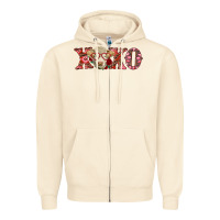 Sandshell xoxo charolais cow Zipper Hoodie - RanaPortraitStore