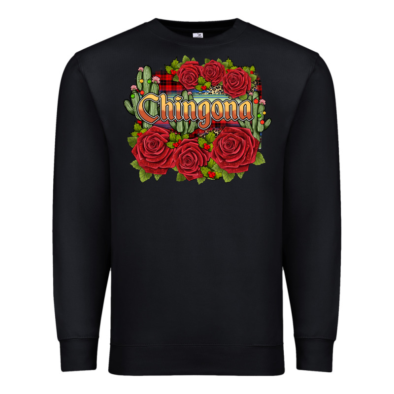 Christmas Chingona Premium Sweatshirt by JahusDesignShop | Teevron