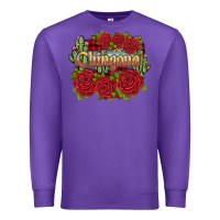 Purple christmas chingona Premium Sweatshirt - JahusDesignShop