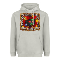 Moon Dust hockey christmas with lights and stars Heavyweight Hoodie - FaDigitalArtStudio