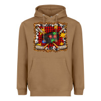 Toasted Coconut hockey christmas with lights and stars Heavyweight Hoodie - FaDigitalArtStudio