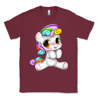 Burgundy pride cute unicorn Classic Tee - texasbilliewilder