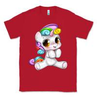Red pride cute unicorn Classic Tee - texasbilliewilder