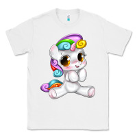 White pride cute unicorn Classic Tee - texasbilliewilder