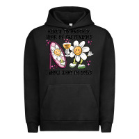 Pigment Black here's to another year of pretending i know what i Urban Hoodie - MaliasSmallBusiness