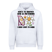 White here's to another year of pretending i know what i Urban Hoodie - MaliasSmallBusiness