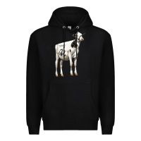 Black Holstein Heifer Premium Hoodie - LillyAllenDesigns