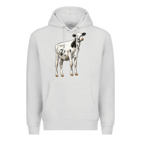 Dove Grey Holstein Heifer Premium Hoodie - LillyAllenDesigns