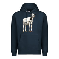 Navy Holstein Heifer Premium Hoodie - LillyAllenDesigns