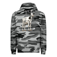 Slate Camo Holstein Heifer Premium Hoodie - LillyAllenDesigns