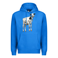 True Royal Holstein Heifer Premium Hoodie - LillyAllenDesigns