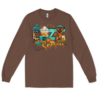 Chestnut Cozy season Fall Long Sleeve Tee - RanaPortraitStore