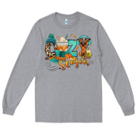 Heather Grey Cozy season Fall Long Sleeve Tee - RanaPortraitStore