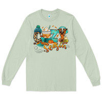 Matcha Cozy season Fall Long Sleeve Tee - RanaPortraitStore