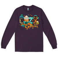 Plum Cozy season Fall Long Sleeve Tee - RanaPortraitStore
