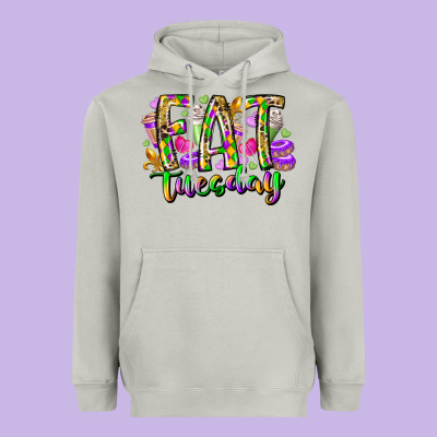 Fat Tuesday Heavyweight Hoodie Designed By Racoondesign
