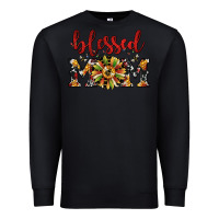 Black Christmas blessed mom Premium Sweatshirt - JahusDesignShop