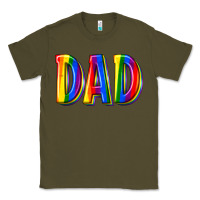 Army Green pride dad Classic Tee - texasbilliewilder