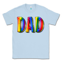 Dusty Blue pride dad Classic Tee - texasbilliewilder