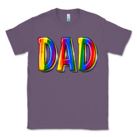 Lavender pride dad Classic Tee - texasbilliewilder