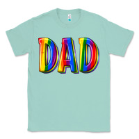 Seafoam pride dad Classic Tee - texasbilliewilder