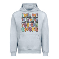 Heather Grey i will not water myself down to be more digestible Urban Hoodie - MaliasSmallBusiness