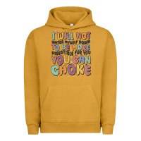 Pigment Peanut Butter i will not water myself down to be more digestible Urban Hoodie - MaliasSmallBusiness