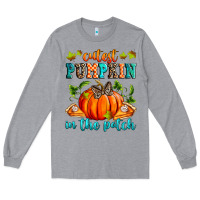 Heather Grey Cutest pumpkin in the patch Long Sleeve Tee - RanaPortraitStore