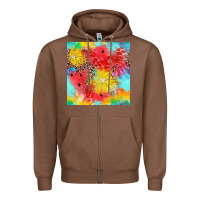 Chestnut fruits leopard seamless pattern Zipper Hoodie - Zillion Design Studio