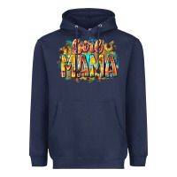 Navy girl mama Heavyweight Hoodie - RacoonDesign