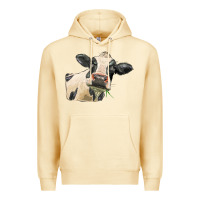 Pina Colada holstein heifer face Premium Hoodie - LillyAllenDesigns