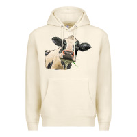 Tofu holstein heifer face Premium Hoodie - LillyAllenDesigns