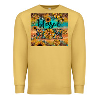 Antique Gold blessed mom Premium Sweatshirt - JahusDesignShop