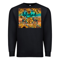 Black blessed mom Premium Sweatshirt - JahusDesignShop