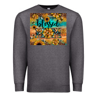 Charcoal Heather blessed mom Premium Sweatshirt - JahusDesignShop