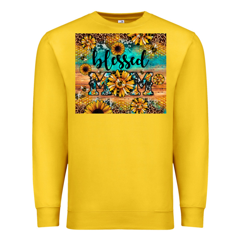 Blessed Mom Premium Sweatshirt by JahusDesignShop | Teevron