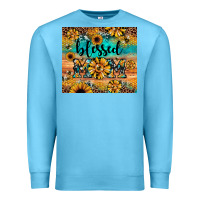 Ocean Blue blessed mom Premium Sweatshirt - JahusDesignShop