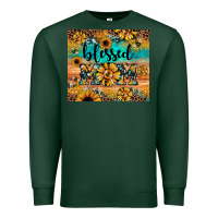 Sports Green blessed mom Premium Sweatshirt - JahusDesignShop