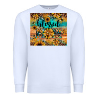 White blessed mom Premium Sweatshirt - JahusDesignShop