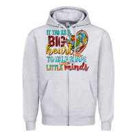 Big Heart To Help Shape Little Minds Tbw Zipper Hoodie | Teevron
