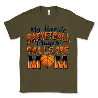 Army Green my favorite basketball player calls me mom Classic Tee - Zillion Design Studio