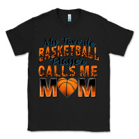 Black my favorite basketball player calls me mom Classic Tee - Zillion Design Studio