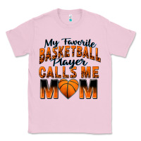 Bubblegum Pink my favorite basketball player calls me mom Classic Tee - Zillion Design Studio