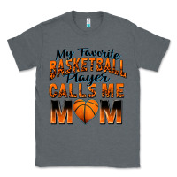 Charcoal Heather my favorite basketball player calls me mom Classic Tee - Zillion Design Studio