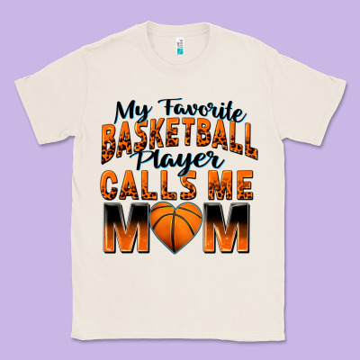 Classic Tee my favorite basketball player calls me mom