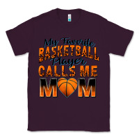 Plum my favorite basketball player calls me mom Classic Tee - Zillion Design Studio