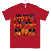 Red my favorite basketball player calls me mom Classic Tee - Zillion Design Studio