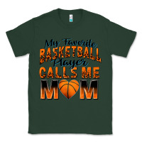 Sports Green my favorite basketball player calls me mom Classic Tee - Zillion Design Studio
