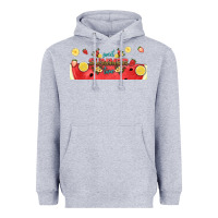 Heather Grey sweet summer time libbey cup Heavyweight Hoodie - HRA Design Shop