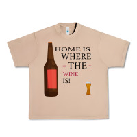 Burro HOME IS WHERE THE WINE IS Urban Heavy Tee - Bettercallsaul
